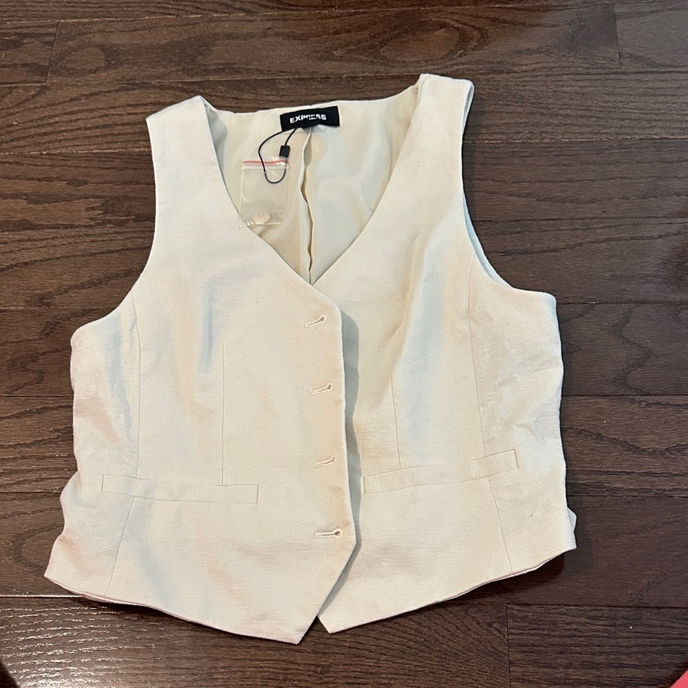 Express Ivory Women's Vest Top